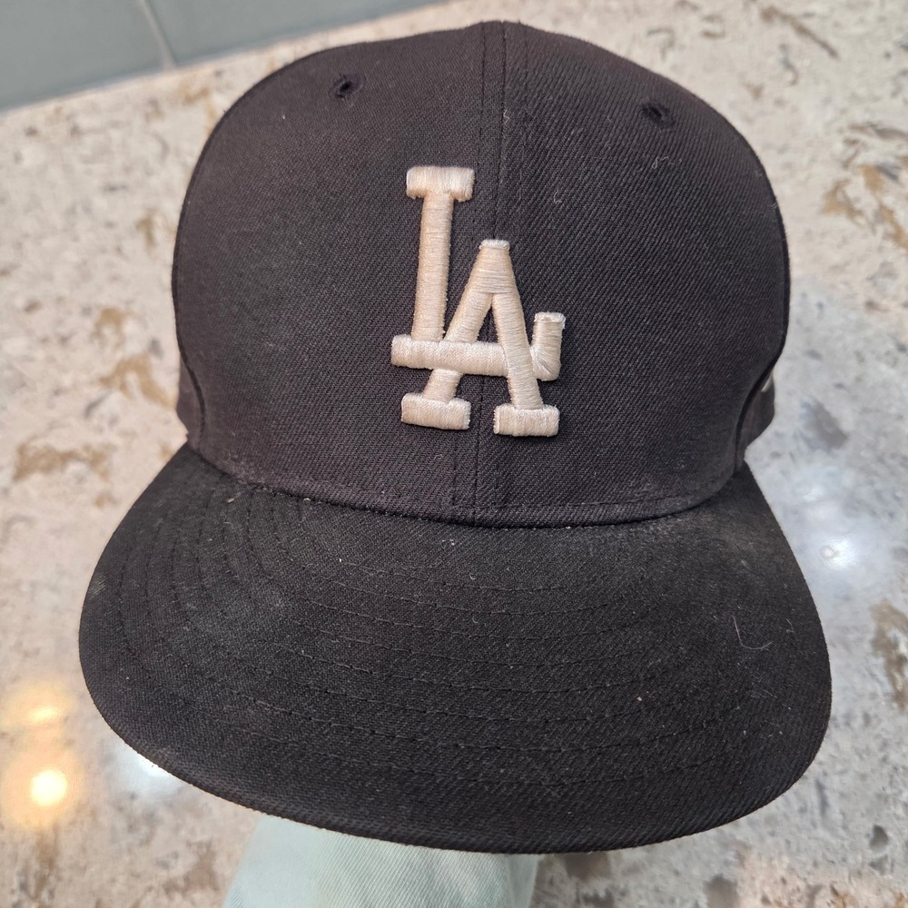 New Era 9FIFTY‎ Los Angeles Dodgers Hat Mens Black Snapback LA MLB Baseball Cap